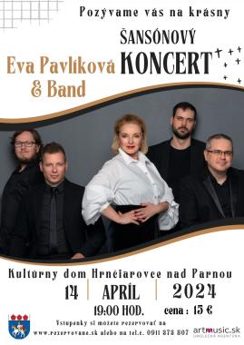 Pozvánka na šansónový koncert od Evy Pavlíkovej 1